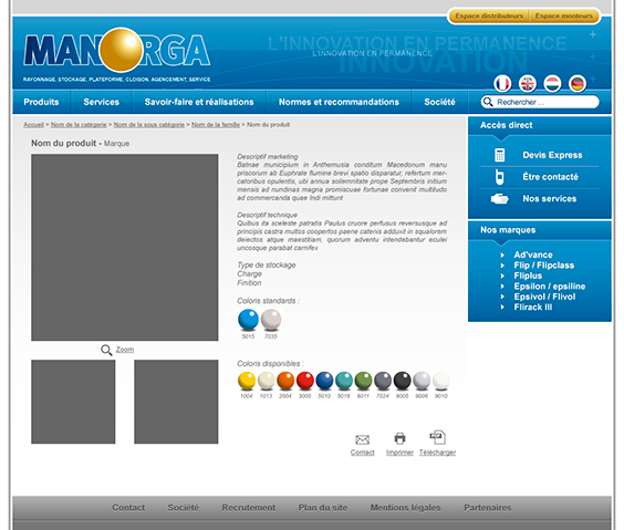 Manorga Website