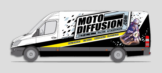 Moto Diffusion Graphic marking