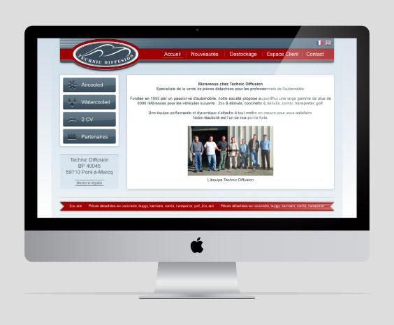 Technic Diffusion Corporate Website